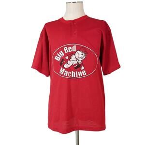 Vintage Cincinnati Reds jersey shirt men's XL extra large red mesh short sleeve